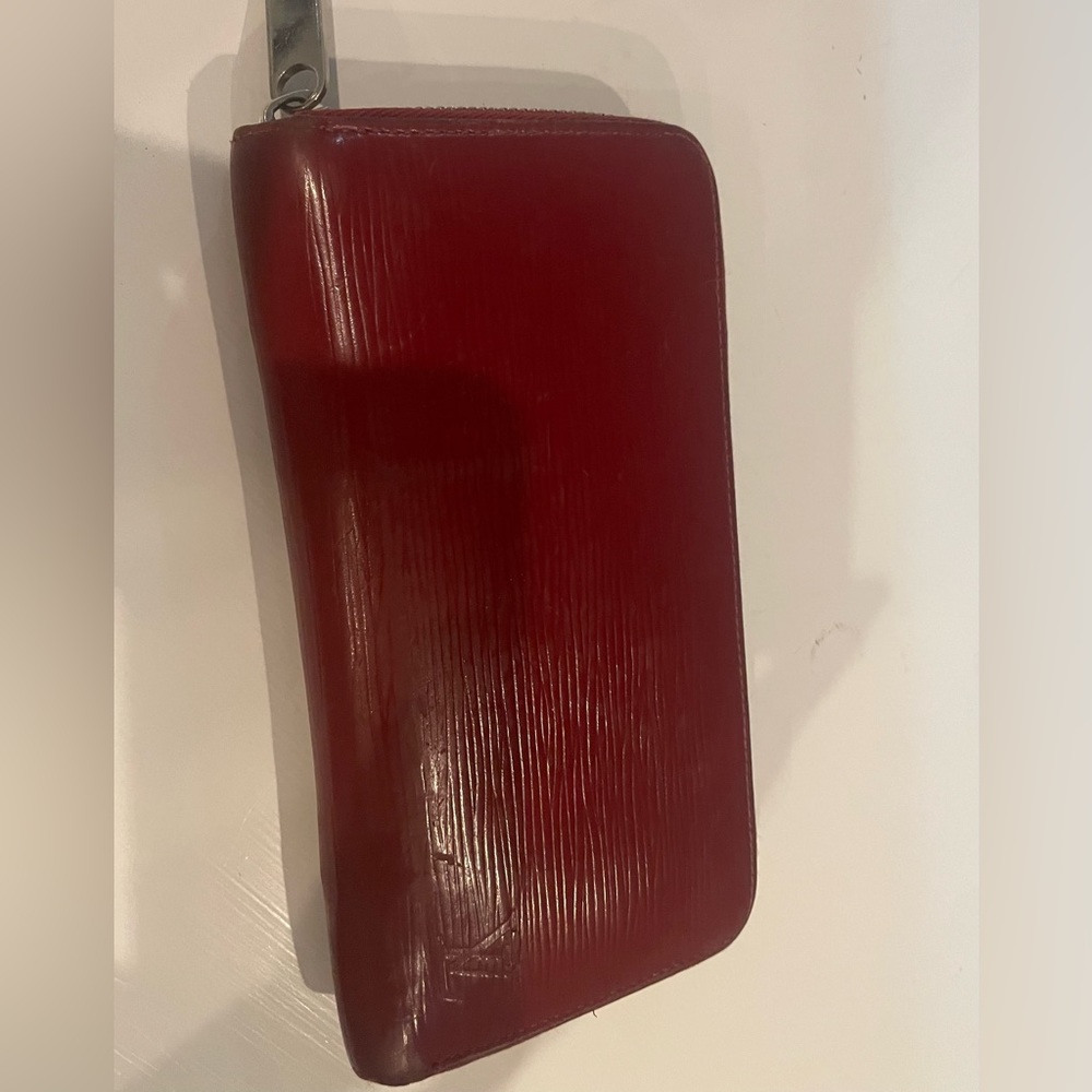 Authentic Louis Vuitton red wallet